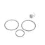 256503 1628954980 Fit for Peugeot 407 206 307 308 408 301 for Citroen C3 C4 C5 AL4 transmission oil ring Improved type