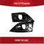 7414SC Front Bumper Fog Light Frame Cover Fog Light Cover Grille Hood Decoration for Citroen C4 Picasso