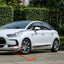 9805011580 9805011680 Fit for Citroen DS5 front bumper decorative strip Silver decorative strip on the front bumper
