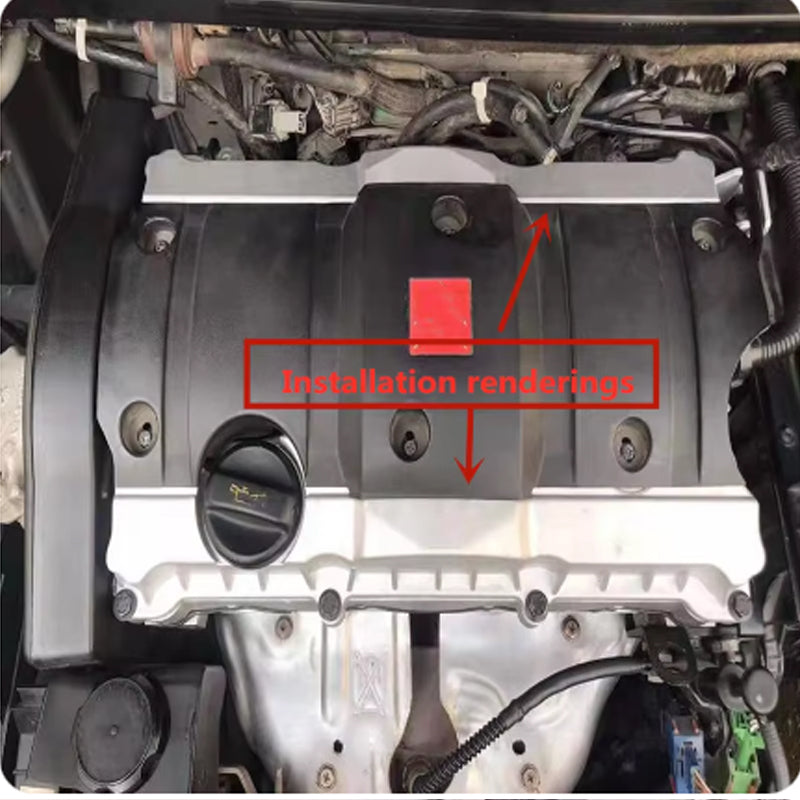 0248L7 0248R4 Suitable for Peugeot 206 207 301 307 308 408 Citroen C4 Sega CYLINDER-HEAD COVER Aluminum valve cover assembly
