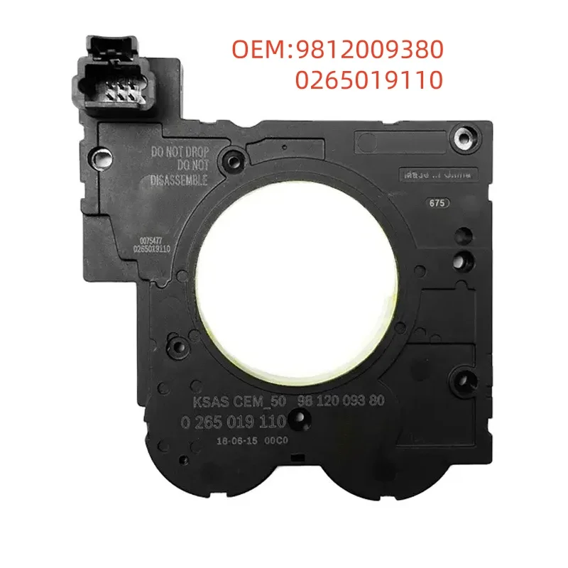 Steering Angle Sensor 9812009380 0265019110 For Peugeot 3008 5008 508 Citroen C4L DS5 DS6 ESP System Slip Ring Module Main image