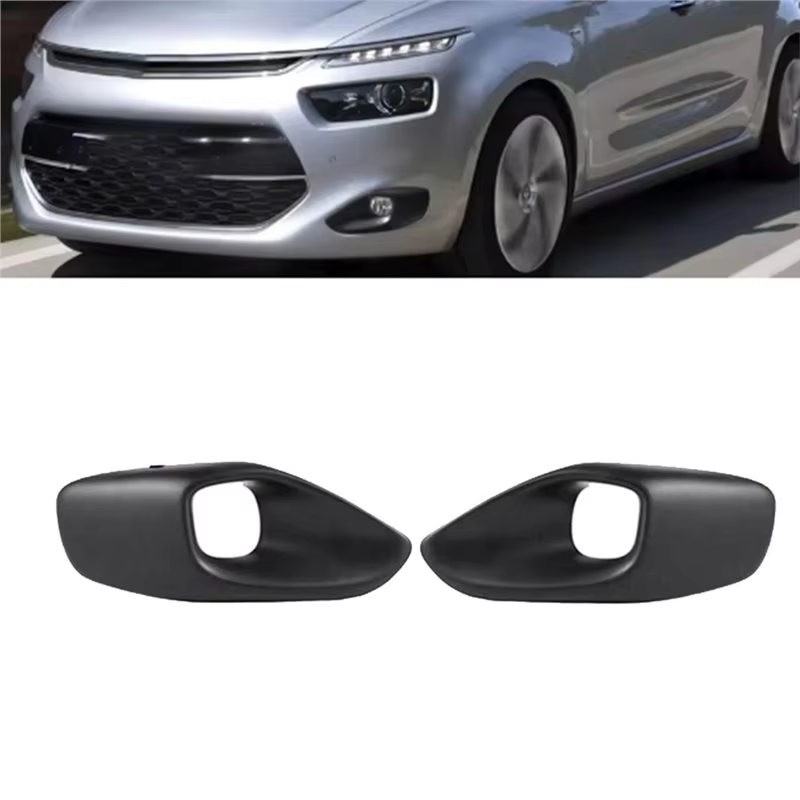 Front Bumper Fog Light Frame 9800978280 9800978180 For Citroen C4 Picasso 2013-2016 Car Fog Lamp Cover Grille