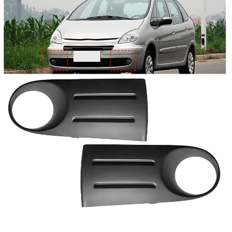 9650212377 9650212477 for Citroen Picasso Left Righ front fog lamp cover Picasso bumper frame black bracket outer cover 7452 CL