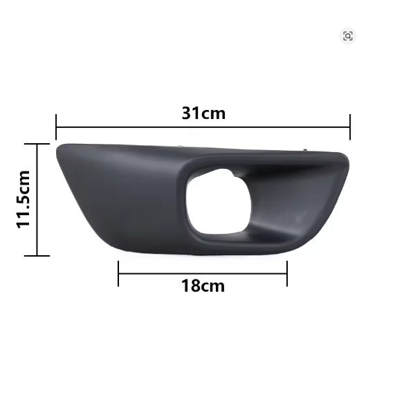 9801674480 9801674680 For Citroen C4 Picasso MK2 7 Seat 2013-2015 Fog Light Frame Front Bumper Light Cover Light Protection Accessories