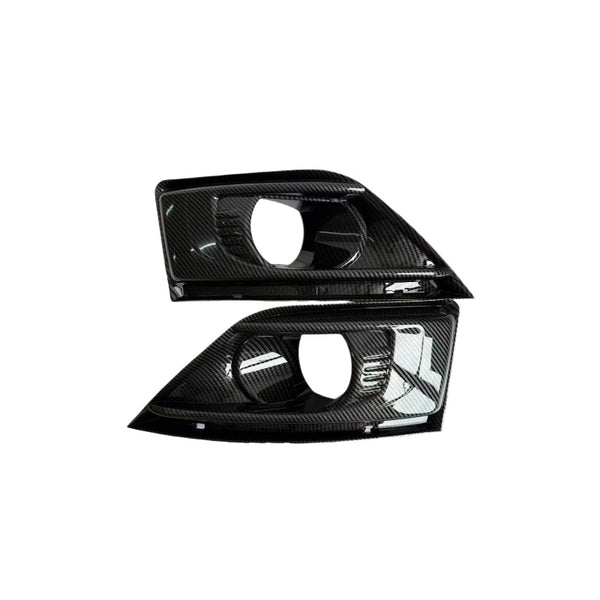 7414SC Front Bumper Fog Light Frame Cover Fog Light Cover Grille Hood Decoration for Citroen C4 Picasso