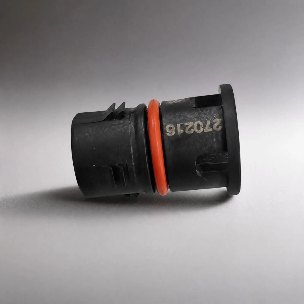 Automotive connector flat-lay view