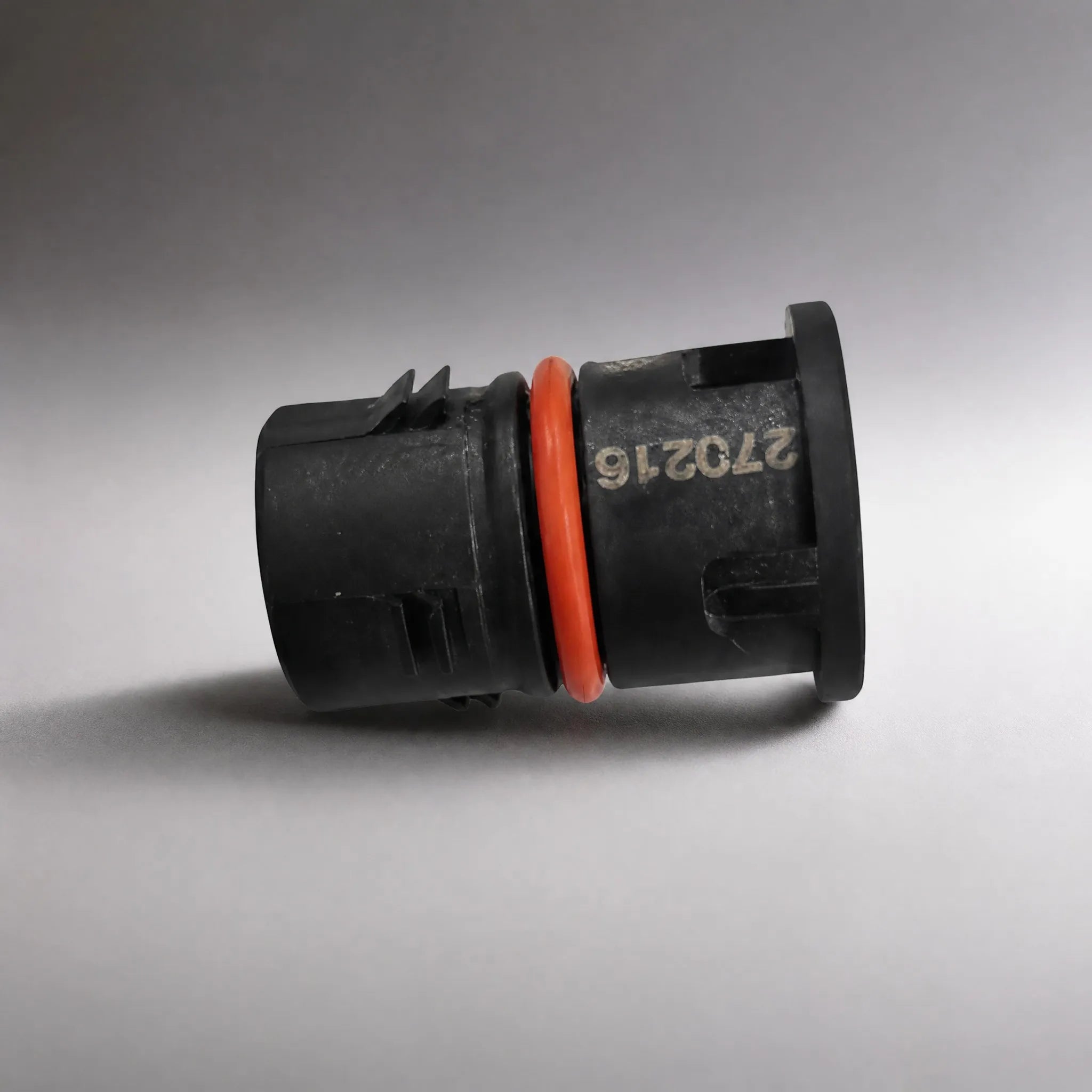 Automotive connector flat-lay view