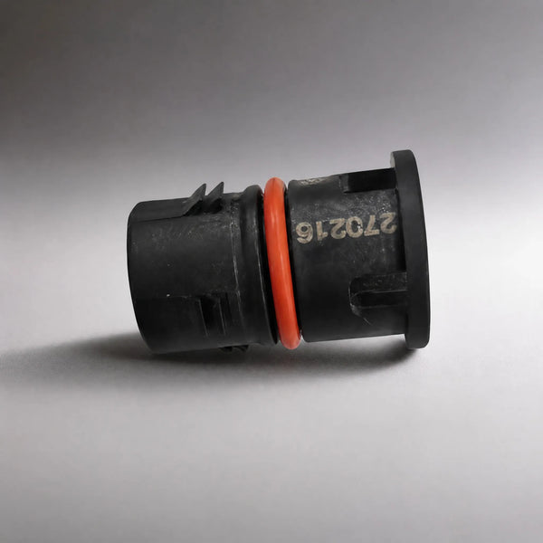 Automotive connector flat-lay view