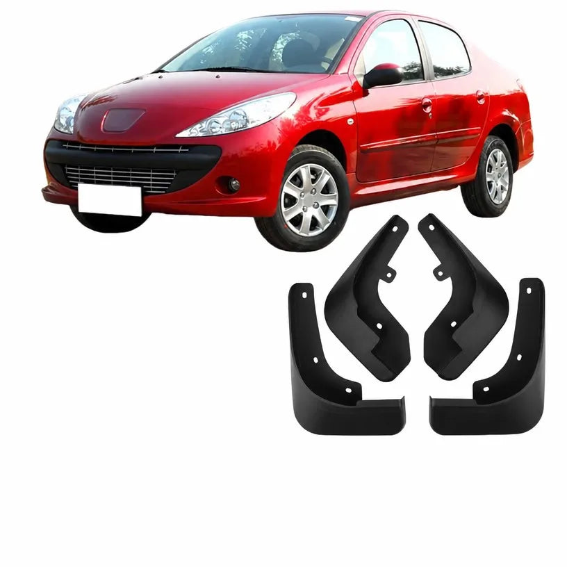 Mud Flaps Splash Guards for Peugeot 207 Sedan 2009-2013 4pcs Set Main image