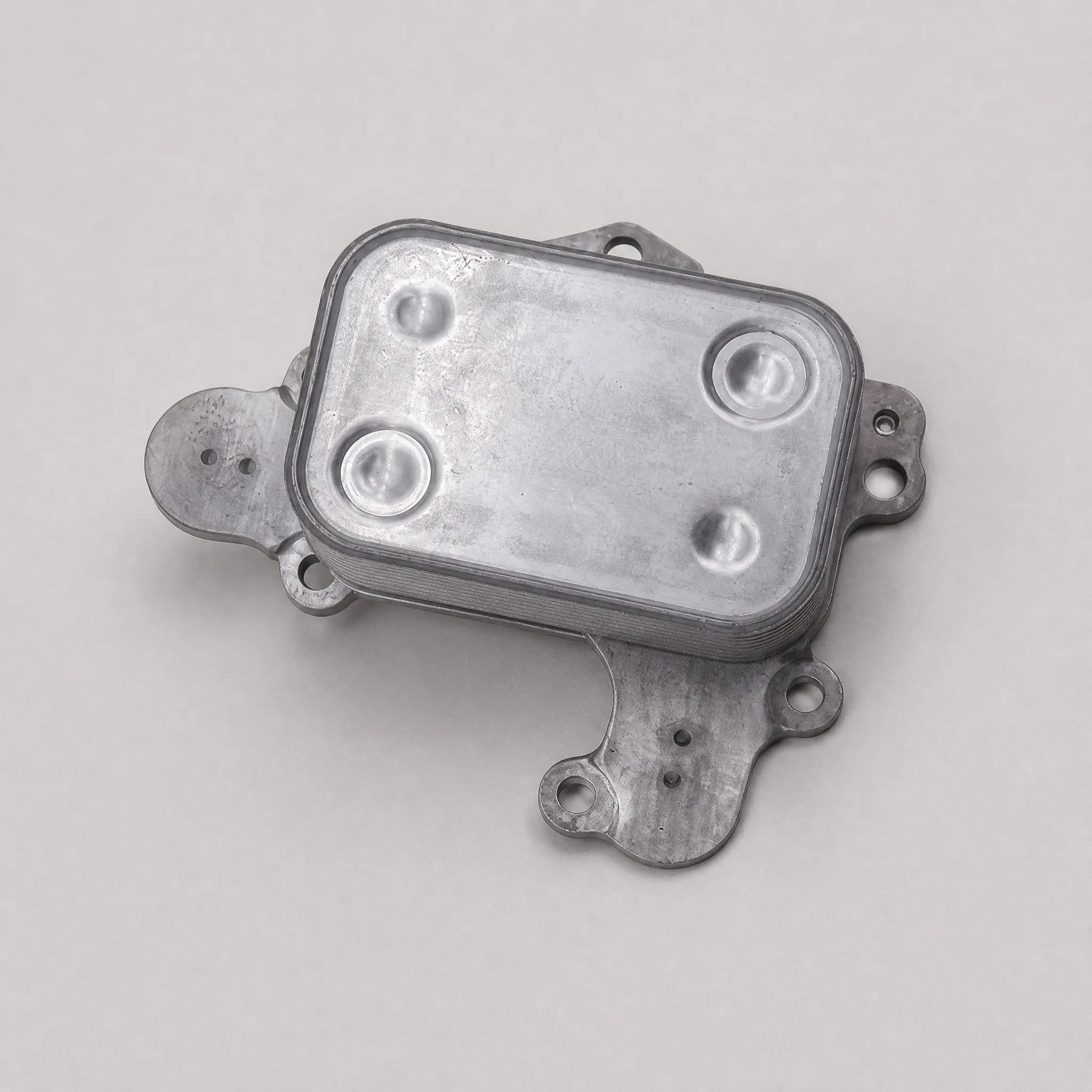 Automotive oil cooler component side view