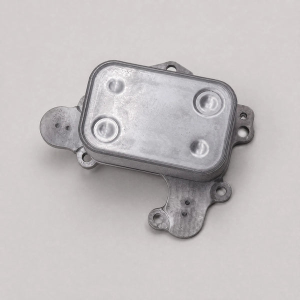 Automotive oil cooler component side view