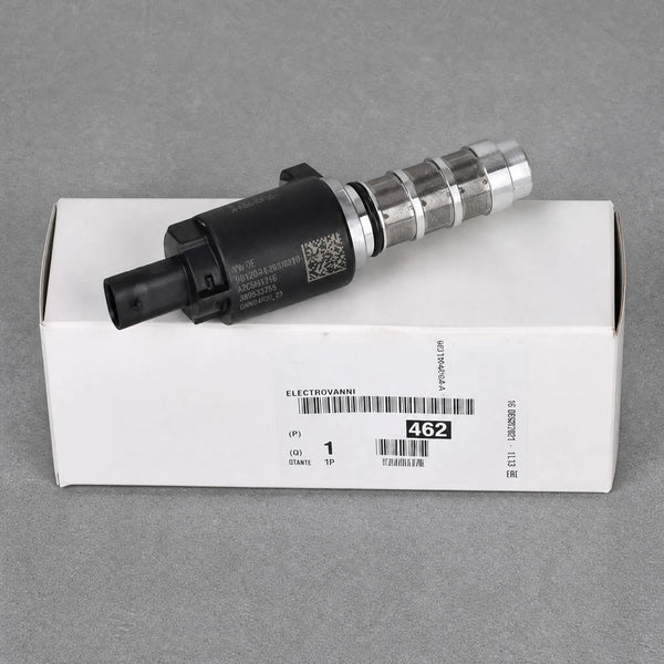 Automotive valve component flat-lay view
