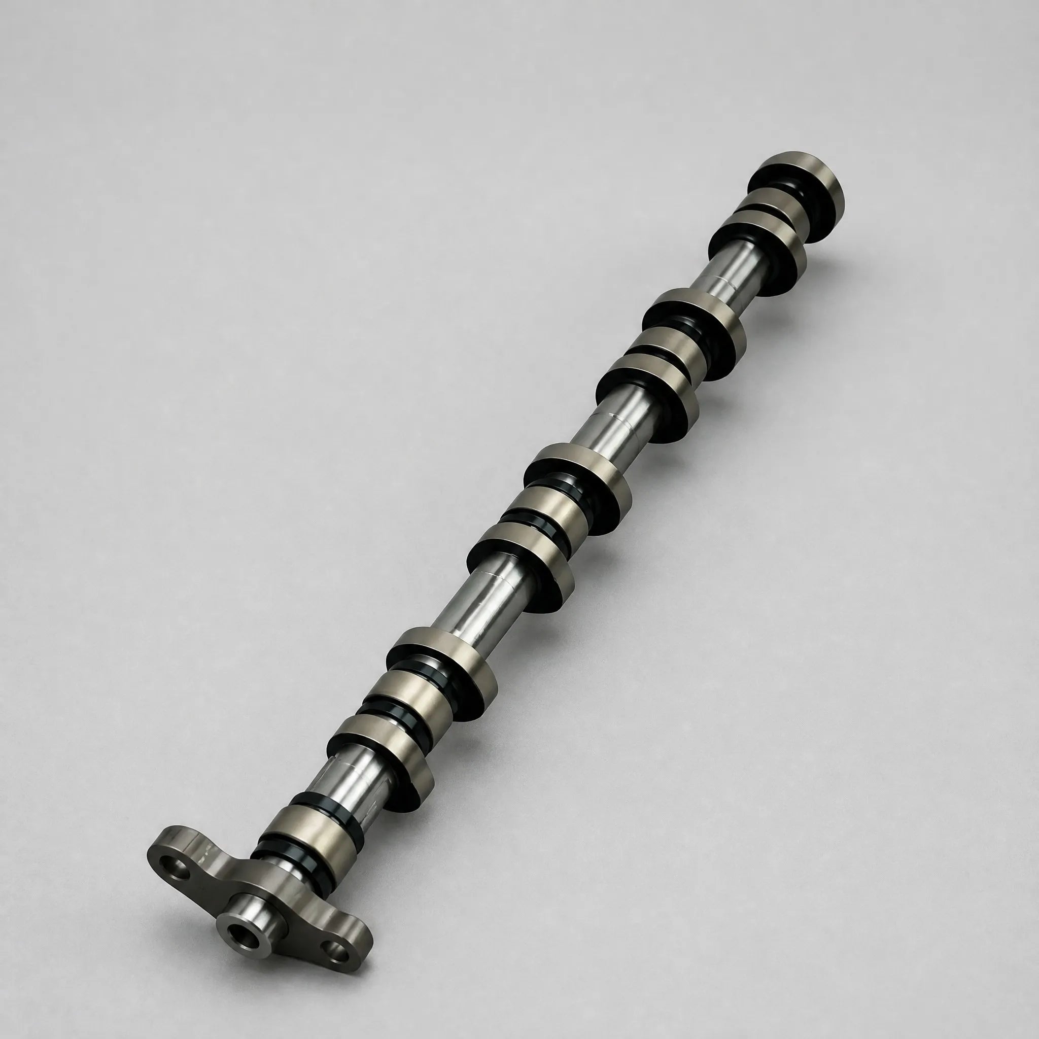 Engine camshaft three-quarter view