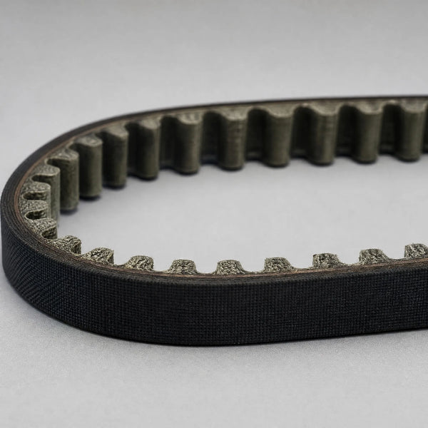 Engine timing belt close detail