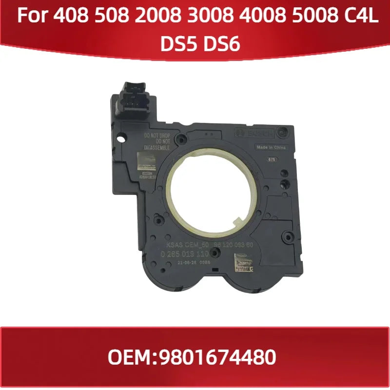 9663230880 9812009380 For Peugeot 408 508 2008 3008 4008 5008 for Citroen C4L DS5 DS6 Steering angle sensor ESP sensor