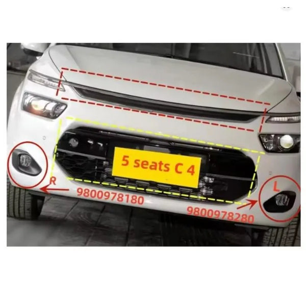 9800978180 9800978280 Suitable for Citroen C4 Picasso front bumper trim Front bumper fog light frame
