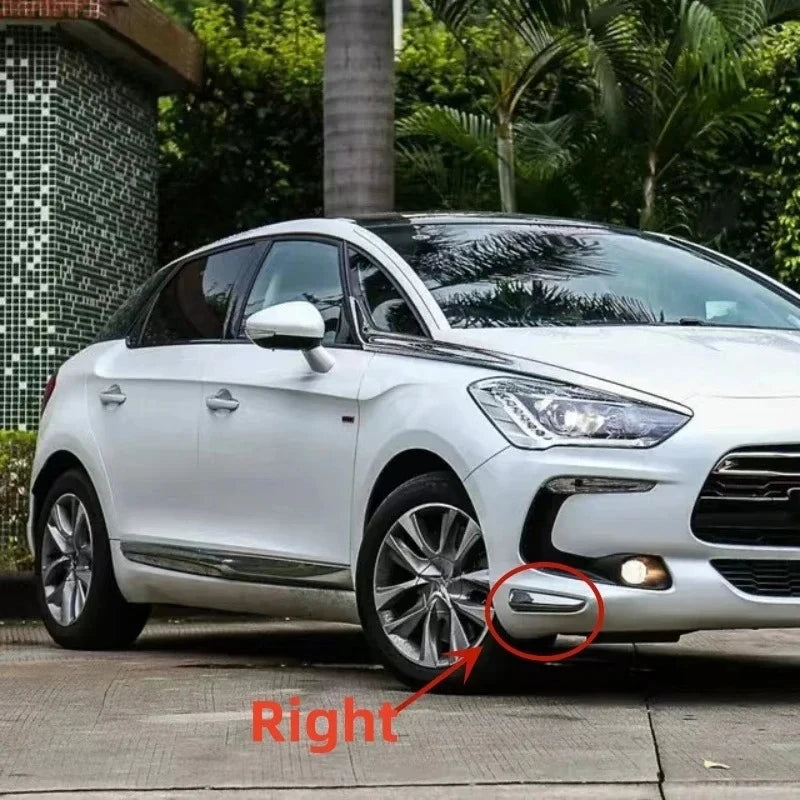 9805011580 9805011680 Fit for Citroen DS5 front bumper decorative strip Silver decorative strip on the front bumper