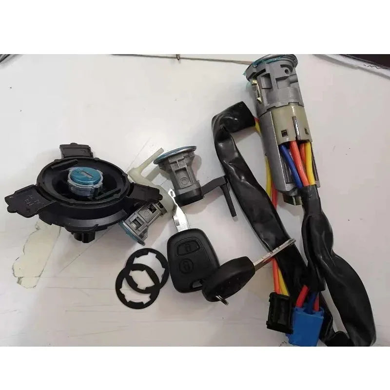 4162PS 4162RJ Car door lock 4161NQ for Peugeot 206 207 Citroen C2 ignition lock cylinder Without chip