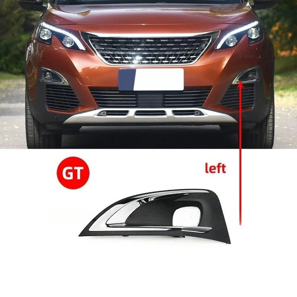 Front fog light trim cover 1617975880 9817136777 for Peugeot 3008 5008 GT 16-19