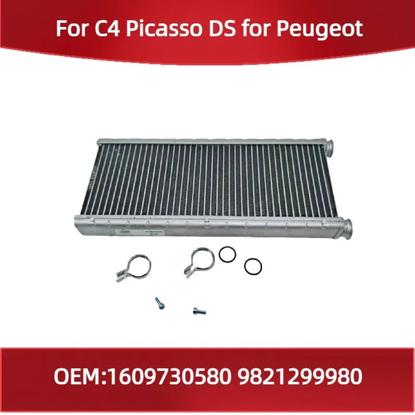 Air conditioning heater core 1609730580 9821299980 Fit for Citroen C4 Picasso DS for Peugeot