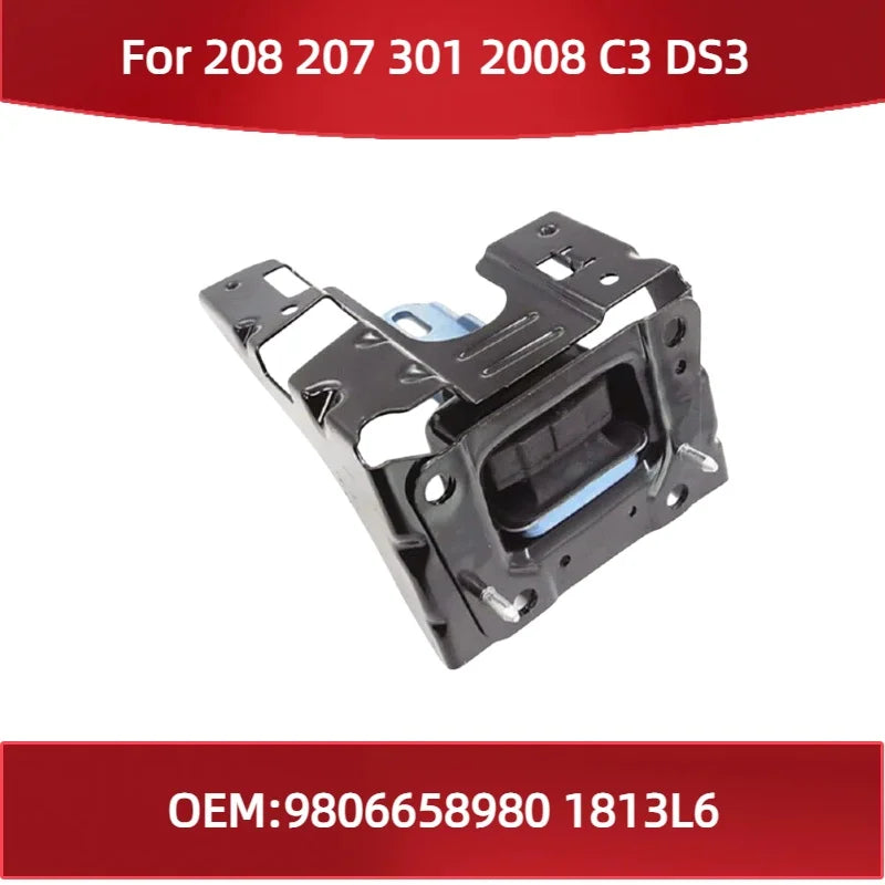 1813L6 9806658980 For Peugeot 208 207 301 2008 for Citroen C3 DS3 New Engine Left Transmission Bracket