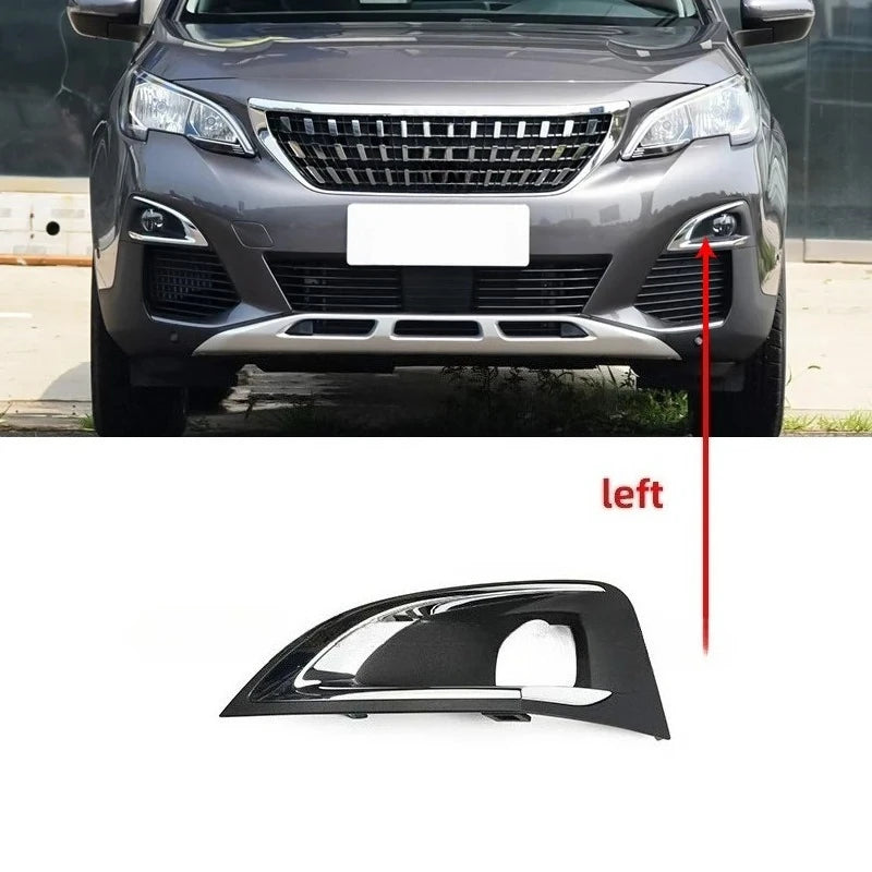 Front fog light trim cover 1617975880 9817136777 for Peugeot 3008 5008 GT 16-19