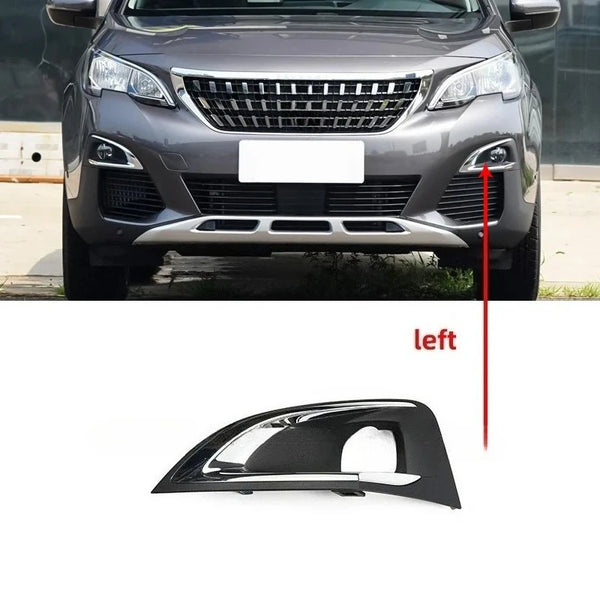 Front fog light trim cover 1617975880 9817136777 for Peugeot 3008 5008 GT 16-19