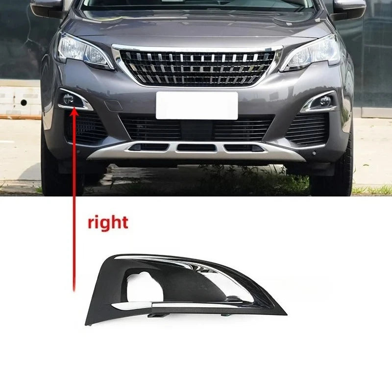 Front fog light trim cover 1617975880 9817136777 for Peugeot 3008 5008 GT 16-19