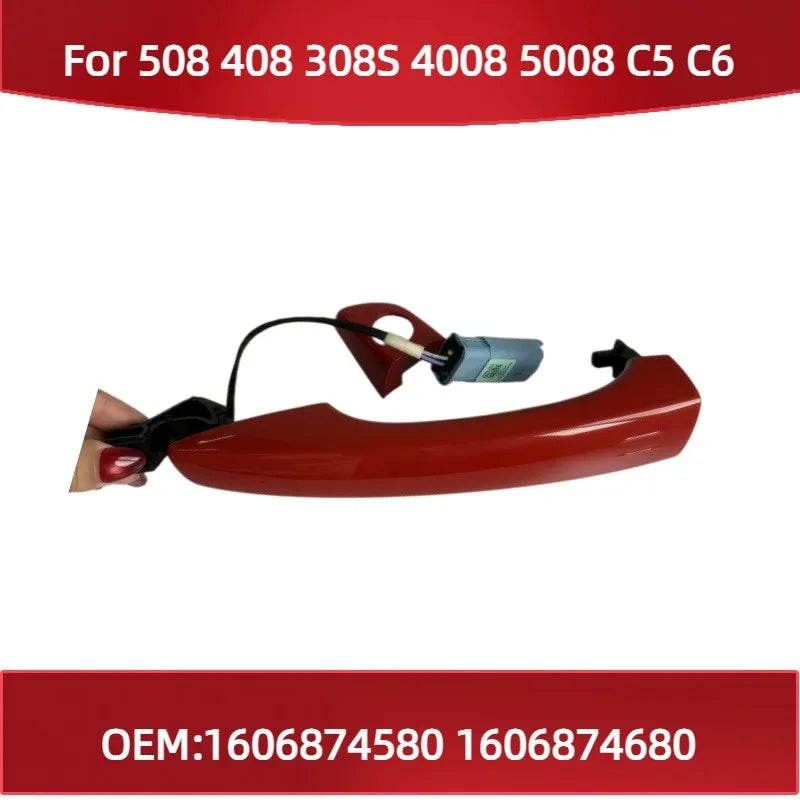 1606874580 Exterior Door Handles Outside Handle(Unchromed) for Peugeot 508 408 308S 4008 5008 for Citroen C5 C6 1606874680