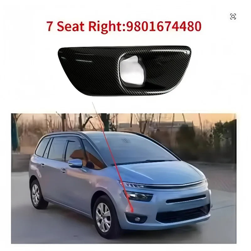 9801674480 9801674680 For Citroen C4 Picasso MK2 7 Seat Front Bumper Fog Lamp Light Trim Grille Cover Frame Lid Bezel Hood Secondary image