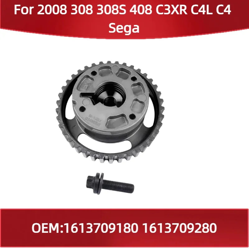 VVT timing gear camshaft phase adjuster sprocket 1613709180 1613709280 for Peugeot 2008 308 308S 408 Citroen C3XR C4L C4 Sega