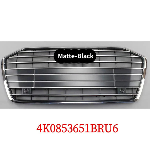 4K0853651BRU6/T/3FZ For Audi A6L C8 Front Upper Grille With Logo Chrome Frame Car Bumper Center Grille Replacement Part