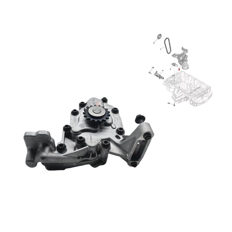 9801703580 For Peugeot 208 308 3008 5008 for Citroen C3 C4 C5 Oil pump high pressure pump 9801943580 9837408880 Main image